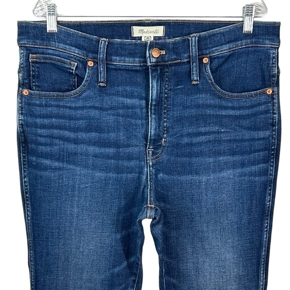 Madewell Petite 10" High-Rise Skinny Jeans: Insuluxe Denim Edition size 33P - Picture 5 of 10